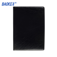 宝克(BAOKE)NB1336 商务笔记本子36K 加厚软皮面 125×175mm 80张/本 1本