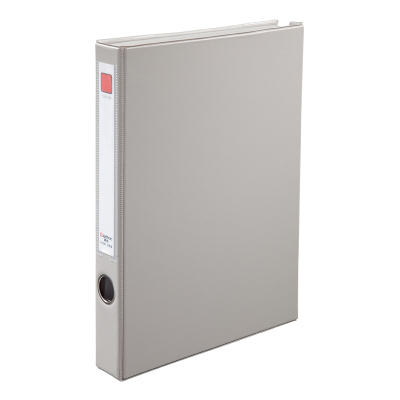 齐心 A1296 磁扣式PVC档案盒35mm A4 灰