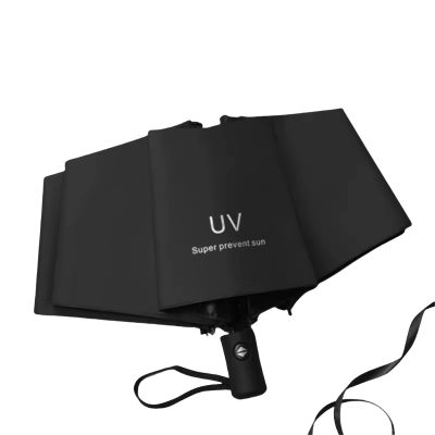 BR 全自动晴雨伞两用遮阳伞防紫外线女户外小巧便携式防晒黑胶太阳伞 把