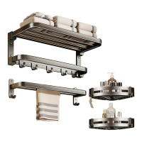 凌迪星浴巾架三件套60*21.5*19cm套