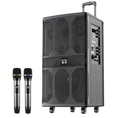 惠度(HuiDu)WDA-1200专业十二寸户外多喇叭拉杆音响带电池话筒(销售单位:台)