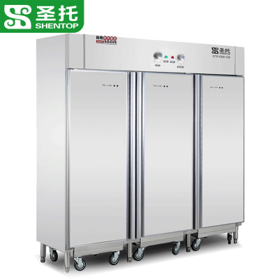 圣托(Shentop)热风循环高温消毒柜 三门立式 商用推车式酒店饭店学校厨房工程碗柜 RTP1800-D9