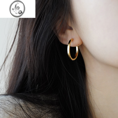 JiMi法式圈圈耳环小众设计感高级素圈耳圈耳钉耳扣耳饰2022年新款潮女