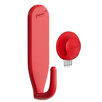 太力春节红色挂钩乳胶漆墙专用强力免打孔粘钩结婚不留痕挂勾粘胶