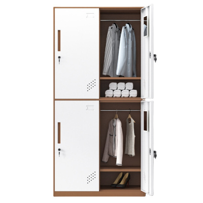 凌迪星咖色4门更衣柜900*500*1850mm台