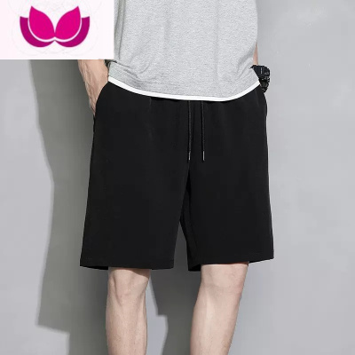 七斓短裤男生夏季冰丝薄款外穿速干宽松篮球裤子五分休闲运动裤男士裤