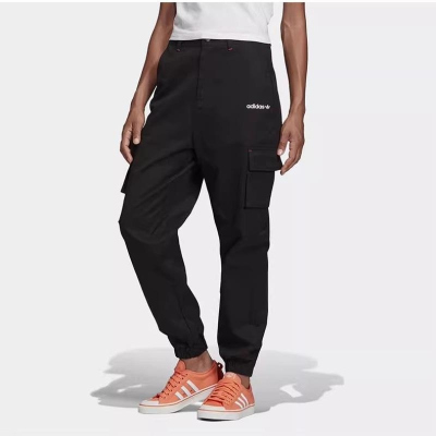 ADIDAS阿迪达斯三叶草长裤运动休闲舒适女裤工装裤GC8757 Z