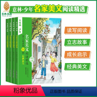 名家美文4本套装 [正版]意林 意林少年名家美文阅读精选 读写密码/成长启示/经典美文/立志故事 儿童阅读写作提升语文素