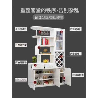 玄关柜靠墙鞋柜一体双面间厅柜客厅现代简约1.5米厅酒柜隔断柜