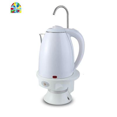 自动上水电热水壶桶装水烧水式吸水式饮水机家用304不锈钢电水壶 FENGHOU 珍珠白