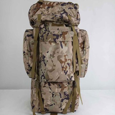 威斯 110升大容量多功能迷彩背囊水墨纹冬
