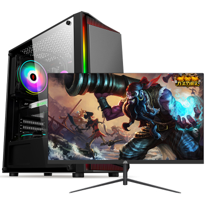  铭能 i9级12核2673V3/RTX3060/5700XT/32G内存/1T固态 台式电脑 台式机 电脑主机 组装电脑 家用办公电脑商务娱乐学生游戏电脑台式组装机+27英寸全套