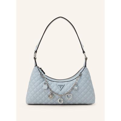 盖尔斯(GUESS)精致光滑皮质绗缝设计女士斜挎包多功能单肩包