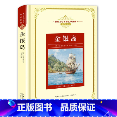 金银岛 [正版]世界文学名著名译典藏 全译插图本 大卫科波菲尔飘猎人笔记基督山伯爵现当代文学名著书籍排行榜高初中生课外阅