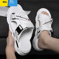 聚范拖鞋男潮室外穿防滑男士沙滩凉鞋2024新款夏季两用软底休闲凉拖鞋