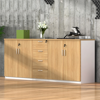 办公家具文件柜子/木质矮柜打印柜资料柜长条柜/储物柜抽屉带锁