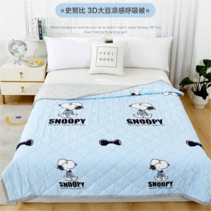 史努比·3D大豆凉感呼吸被舒适 SNX01-1520B 单条价 天蓝色 默认