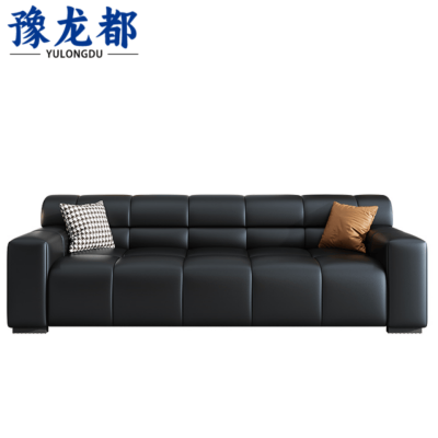 豫龙都办公沙发三人位张