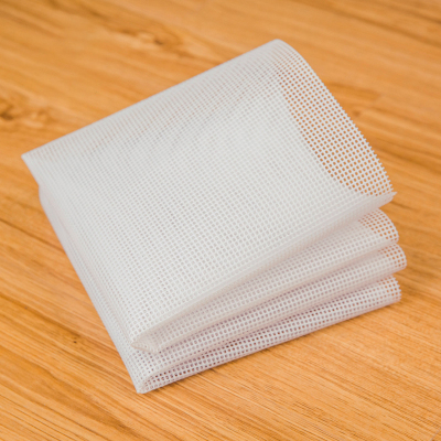 瓦图 WATU厨房小工具方形硅胶垫 35*55cm 蒸馒头屉布 硅胶蒸笼布 10片装