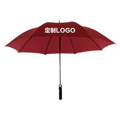 翌嘉 YJ5081602 全纤维单层雨伞 可定制logo可印图案 酒红色 伞直径115cm 10把起订