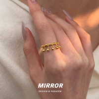 925纯银流苏转运珠戒指女指环尾戒小众设计轻奢简约新款 BCJ3250送女朋友老婆情人节七夕生日礼物