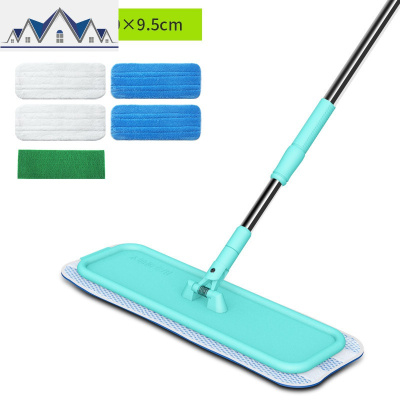 平板拖把干湿两用免手洗家用擦瓷砖懒人旋转木地板平拖地把一拖净 三维工匠