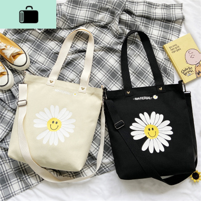 女单肩斜挎包包ins布袋学生日系文艺简约大容量小清新韩版帆布包NEW LAKE女士单肩包