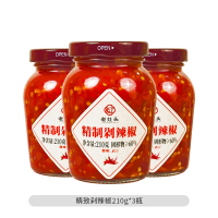 老灶头精制剁辣椒210g*3瓶装