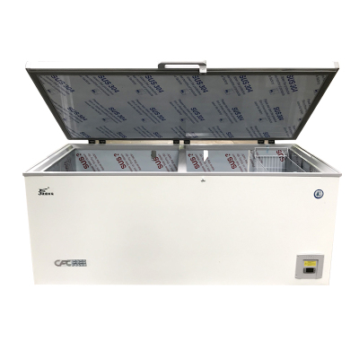 捷盛超低温冰柜零下-40度大型大容量商用1000升卧式低温冷柜带锁顶开门DW-45W1000金枪鱼海鲜刺身超低温深冷冰箱