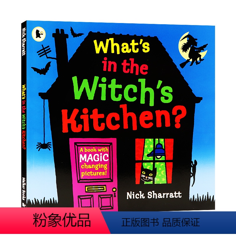 [正版]女巫的厨房有什么 英文原版绘本 What's in the Witch's Kitchen 吴敏兰书单英文版翻
