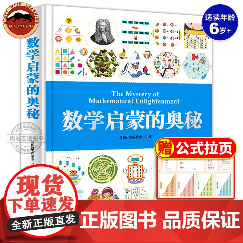 正版数学启蒙的奥秘科普读物儿童思维逻辑训练书数学启蒙绘本精装6-7-8-9岁小学数学思维训练一年级二年级小学数学公式