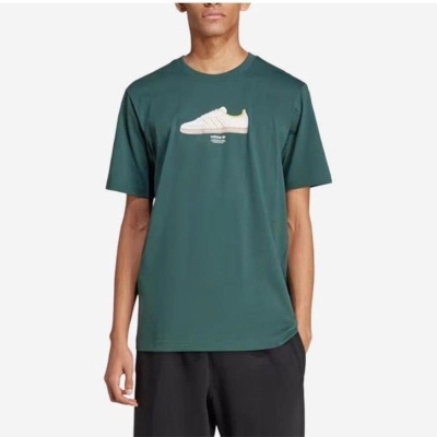 ADIDAS阿迪达斯三叶草短袖T恤运动休闲针织圆领男装IX6717 D