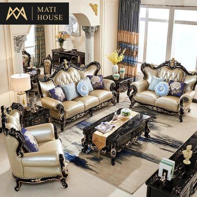 森美人欧式沙发组合客厅实木别墅黑檀家具套装全屋722