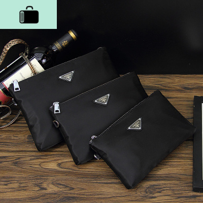 男士商务手包大容量牛津布手拿包信封包男手抓包夹包尼龙休闲潮包NEW LAKE男士手拿包