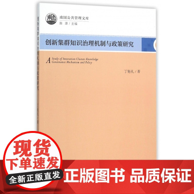 创新集群知识治理机制与政策研究/南国公共管理文库
