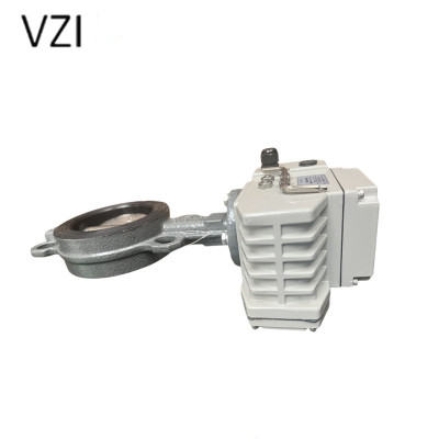 vzi 电动对夹蝶阀 D971X-16 DN200 个
