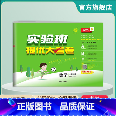 数学 二年级上 [正版]2024年秋 小学数学实验班提优大考卷二年级上册苏教版 2年级上册SJ版单元基础巩固分层能力提优