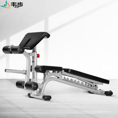 韦步健身房FLT3018多功能卧推凳商用哑铃凳飞鸟训练健身椅仰卧起坐训练凳