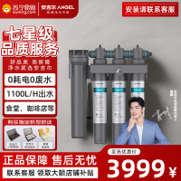 安吉尔中央式超滤机J2810-CS1100 a 1600加仑大流量厨房净水设备无电源设计