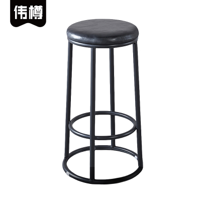 伟樽圆凳油皮38*38*65cm个