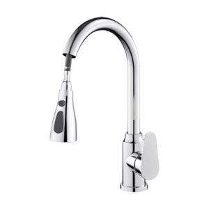 沃奈斯 Oh nice 冷热水龙头 厨房洗菜盆水槽伸缩水龙头 全铜款 [抽拉+旋转+二 挡切换] 含进水管 个