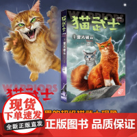 正版书籍 猫武士八部曲无星之族4——雷光破云 儿童动物小说中小学生课外阅读书猫武士系列原版成长动物小说故事书籍