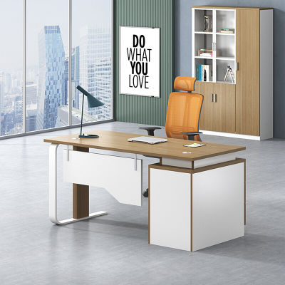 绵冠MIANGUAN老板桌办公桌电脑桌办公室桌子