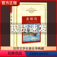 [正版]金银岛 史蒂文森著 张贯之译 小学初中生课外阅读 世界文学名著典藏精装全译插图本 长江文艺出版社 2019学校