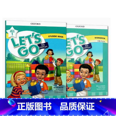 第五版 begin 1级别 学生套装(含在线账号) [正版]巴布阅读原版正品牛津少儿英语Let's go 1级别第四版少