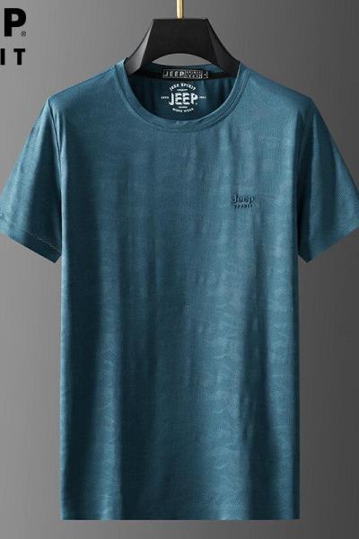 JEEP SPIRIT男士短袖T恤 2025新款纯色短T男士夏装