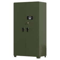 臻远ZY-QXG-10 管制器械存放柜加厚密码锁铁皮柜绿色 1000*500*1800