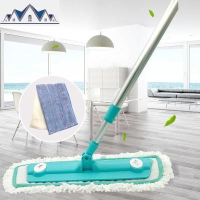 家用平板拖把地板360度旋转拖魔术贴黏扣拖布新老款随机 三维工匠