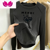 七斓2023新款薄款打底衫女内搭设计感长袖t恤漂亮洋气小衫上衣服