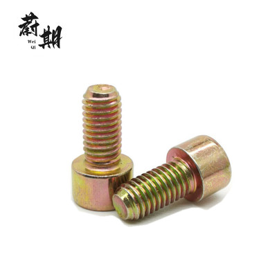 蔚期 GB70.1彩锌内六角圆柱头螺钉 M16*45 个